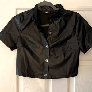 Leather shirt